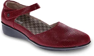 Revere Osaka Mary Jane - Premium Leather - Orthotic-Friendly Removable Insoles - Adjustable Strap - Arch Support - Stylish Wedges for All-Day Comfort
