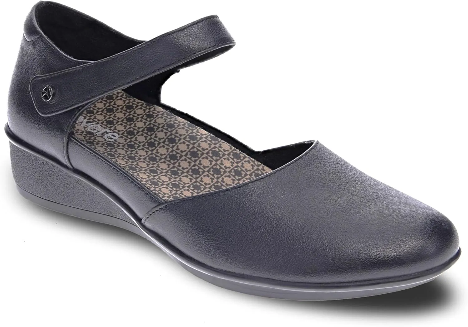 Revere Osaka Mary Jane - Premium Leather - Orthotic-Friendly Removable Insoles - Adjustable Strap - Arch Support - Stylish Wedges for All-Day Comfort
