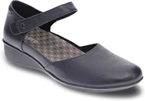Revere Osaka Mary Jane - Premium Leather - Orthotic-Friendly Removable Insoles - Adjustable Strap - Arch Support - Stylish Wedges for All-Day Comfort