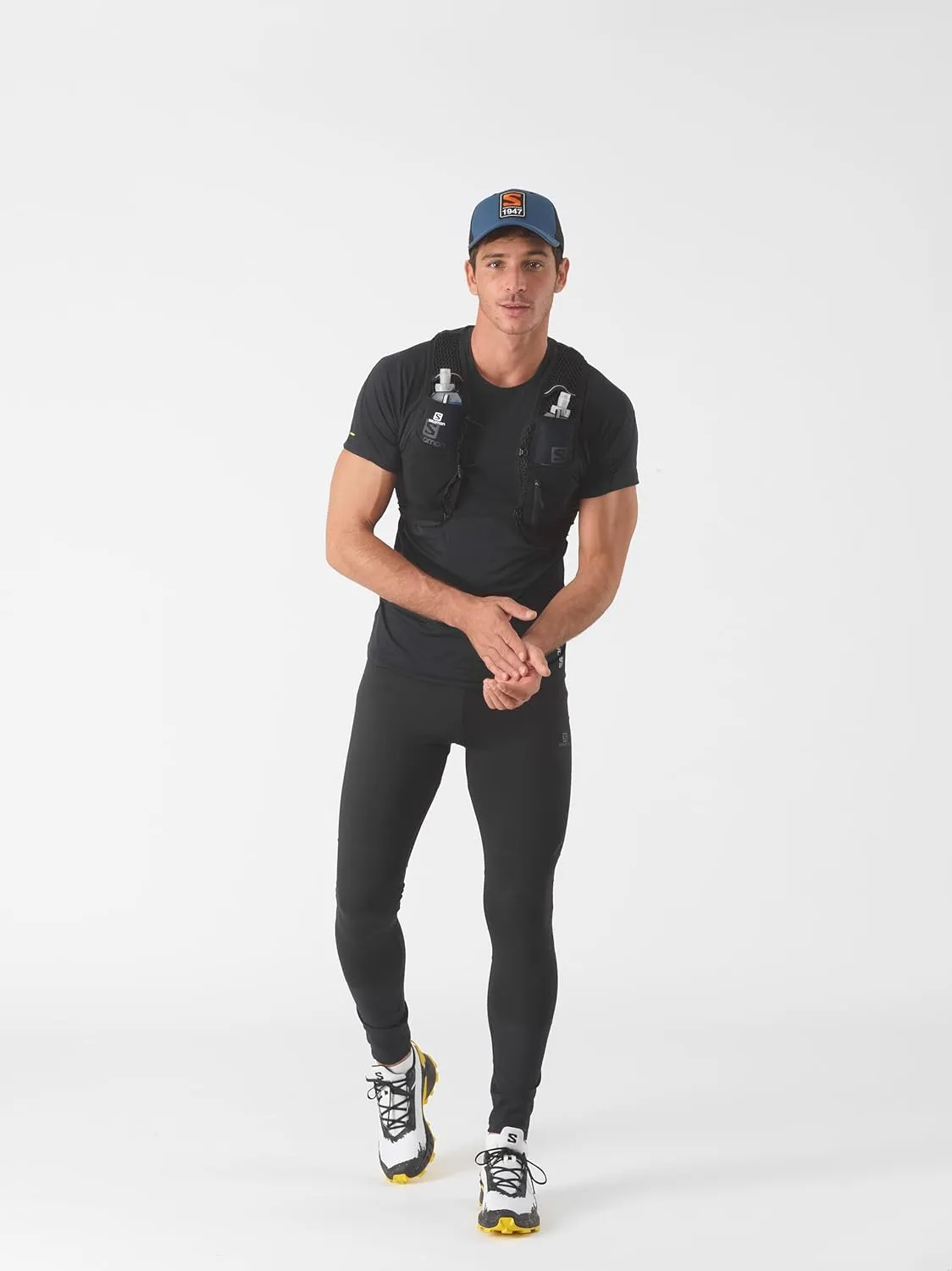 Salomon Men's Logo Performance Short Sleeve Everyday T-Shirt