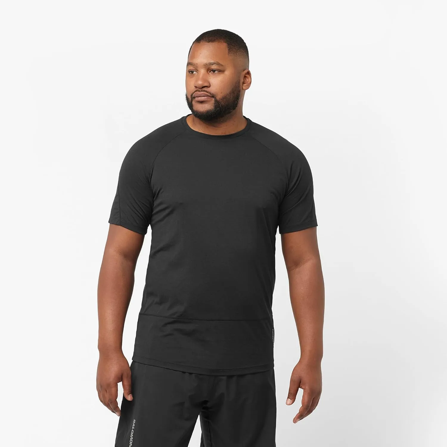 Salomon Men's Logo Performance Short Sleeve Everyday T-Shirt