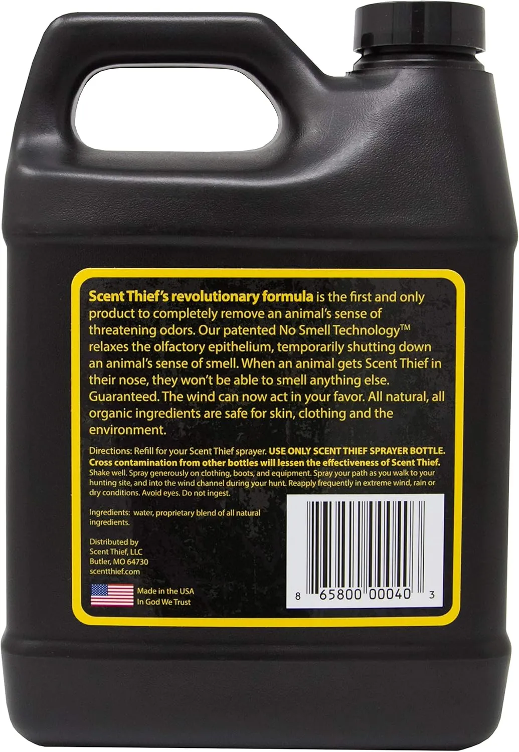 Scent Thief Deer Hunting Accessories - Field Hunting Spray Deer Scent Remover, Acts As A Scent Blocker and Eliminates Animal's Ability to Smell