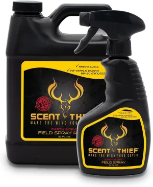Scent Thief Deer Hunting Accessories - Field Hunting Spray Deer Scent Remover, Acts As A Scent Blocker and Eliminates Animal's Ability to Smell