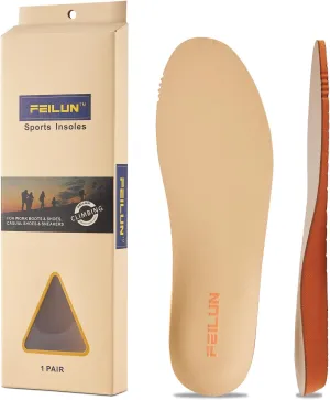 Shoe Inserts for Men and Womem Sport Shoe Insoles Memory Foam Insoles Excellent Shock Absorption and Cushioning for Feet Relief, Comfortable Insoles for All Day Energy in Running, Walking, and Work