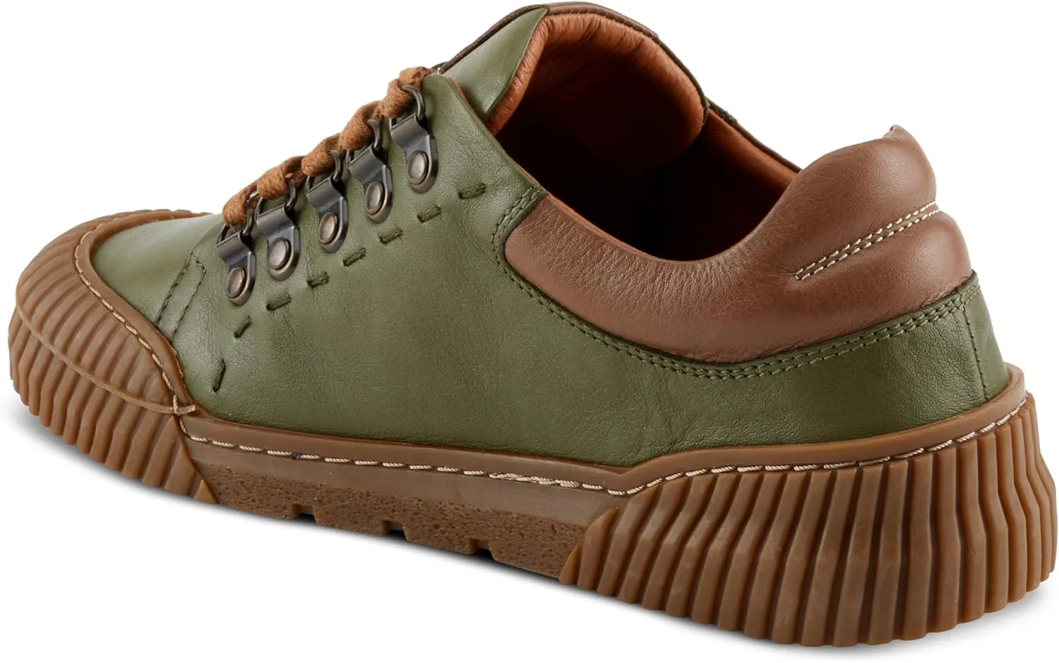 Spring Step Women's LAZARLO Sneakers with Soft Leather, Chunky Sole, and Removable Insoles