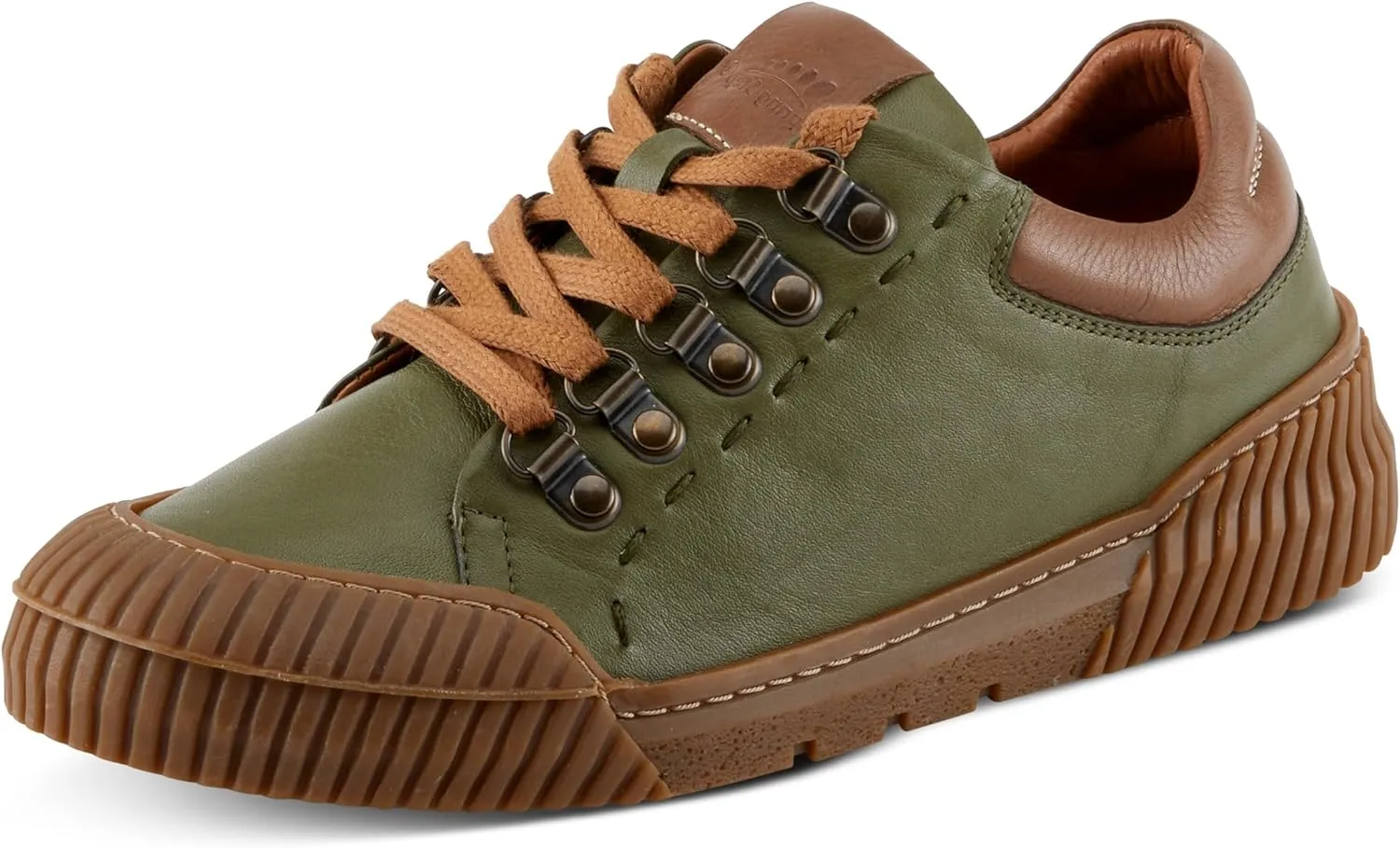 Spring Step Women's LAZARLO Sneakers with Soft Leather, Chunky Sole, and Removable Insoles