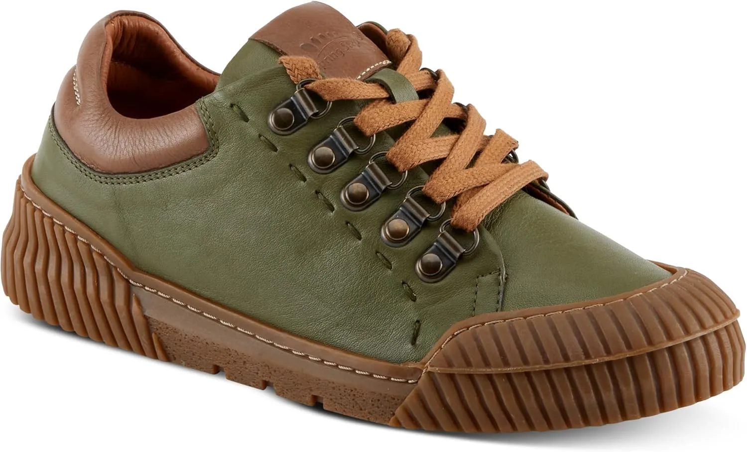 Spring Step Women's LAZARLO Sneakers with Soft Leather, Chunky Sole, and Removable Insoles