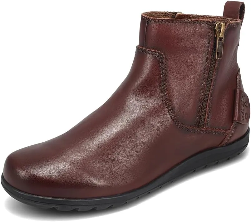 Taos Select Women’s Boots - Stylish and Classic Design for Everyday Fashion - Easy On-Off Size Zipper - Curves & Pods Removable Footbed with Arch Support for All Day Comfort