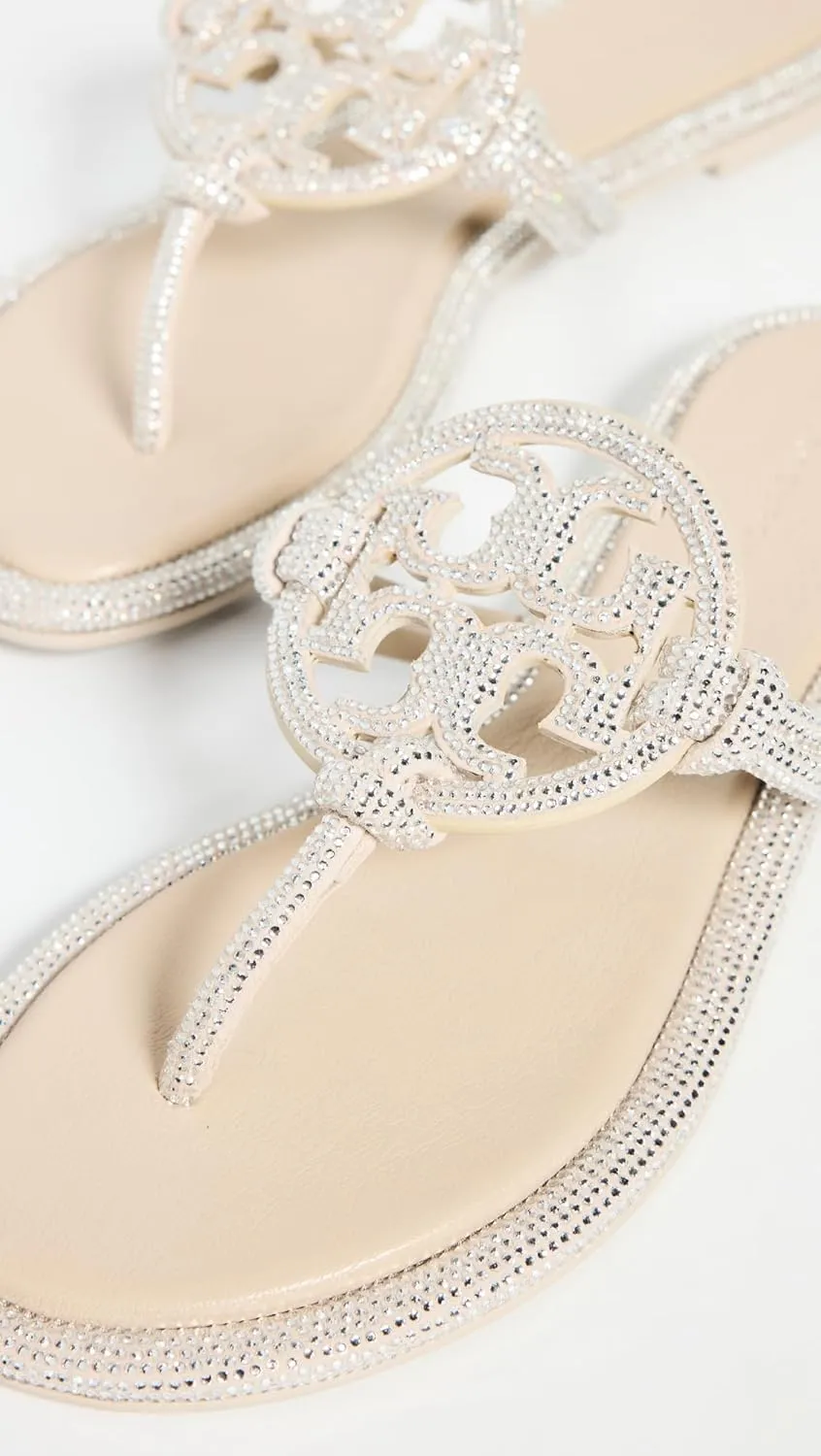 Tory Burch Women's Miller Knotted Pave Sandals
