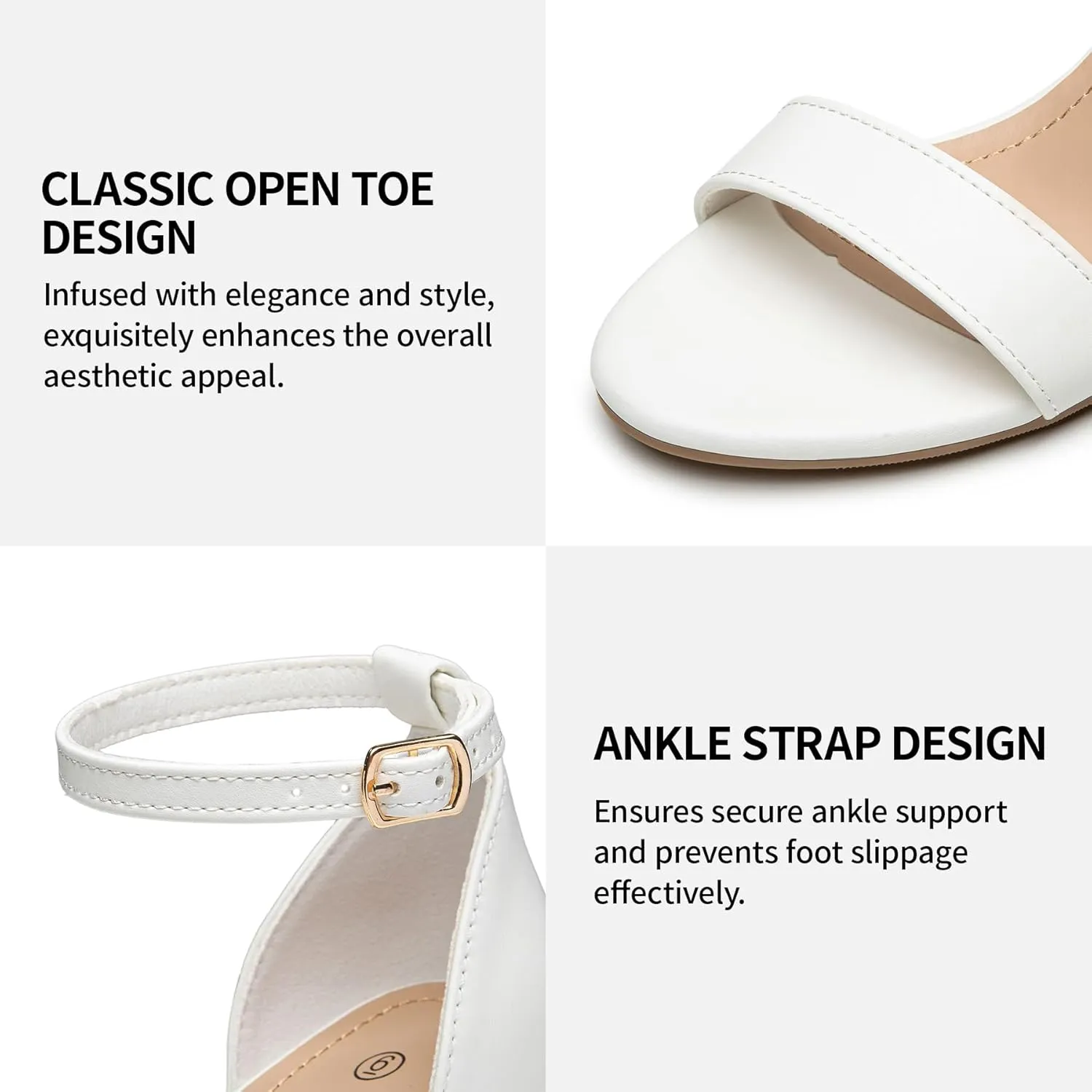 Trary Wedding Shoes for Bride, Heels for Women, Rubber Sole and Insole Provide Excellent Cushion