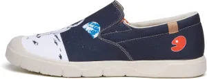 UIN Men's Fashion Sneakers Lightweight Walking Casual Slip Ons Comfortable Canvas Art Painted Travel Shoes Cadiz