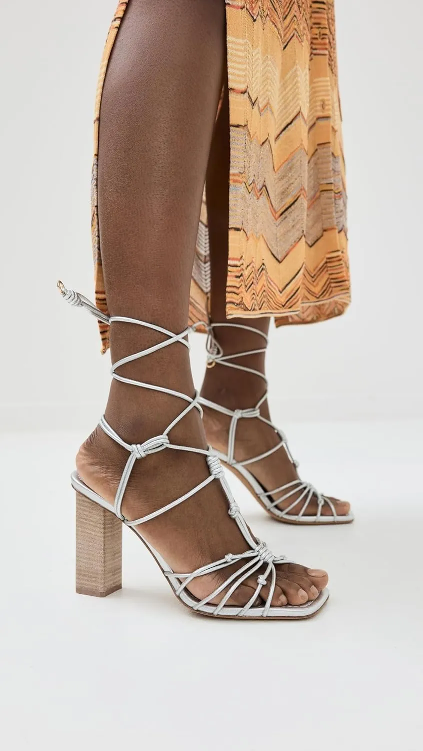 Ulla Johnson Women's Knotted High Heel Sandals