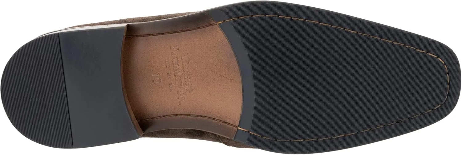 VINTAGE FOUNDRY CO. EST. 2014 Mens Davis Loafer, Square Toe Dress Shoe, Rubber Outsole