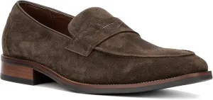 VINTAGE FOUNDRY CO. EST. 2014 Mens Davis Loafer, Square Toe Dress Shoe, Rubber Outsole