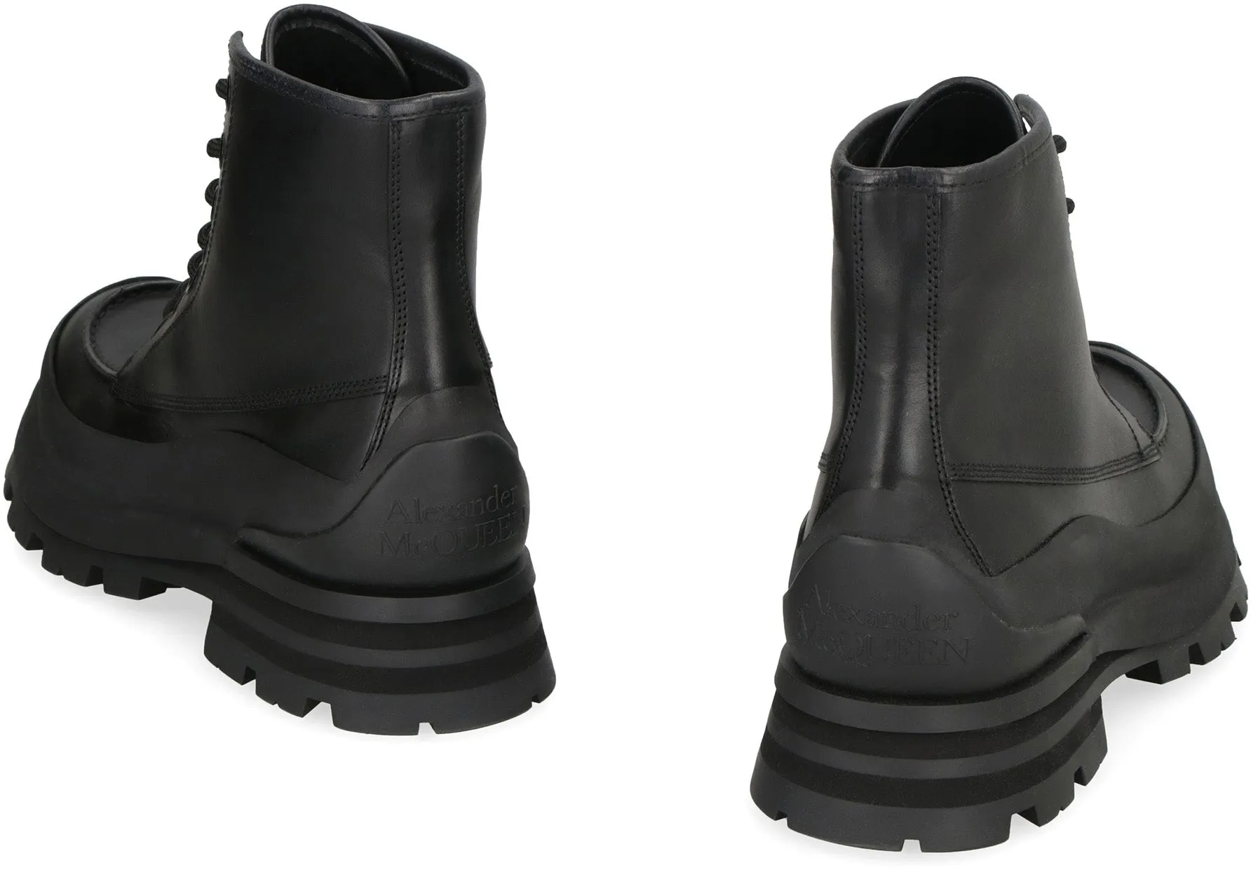 Wander leather ankle boots