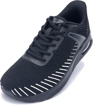 Wide Toe Box Womens Walking Shoes with Arch Support | Slip On Tennis Shoes | Air Orthotic Sneakers for Plantar Fasciitis Size 6-11