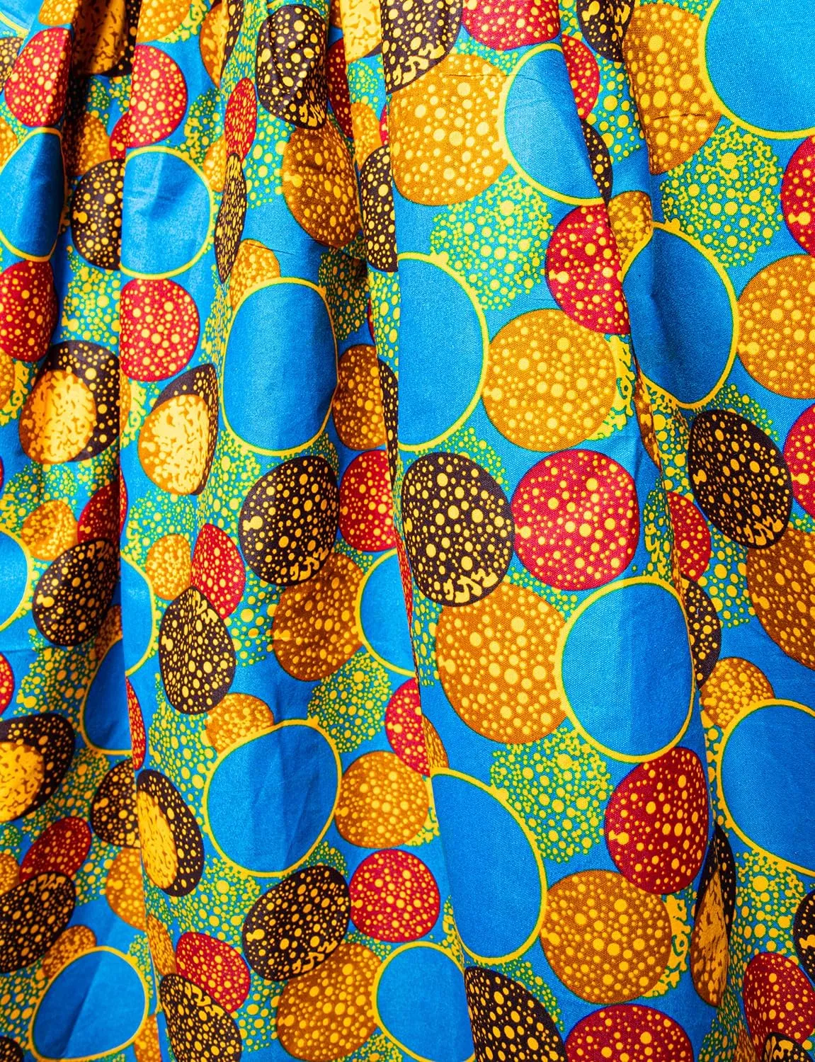 Women African Print Skirt Dutch Ankara Wax Print Full Circle Skirt