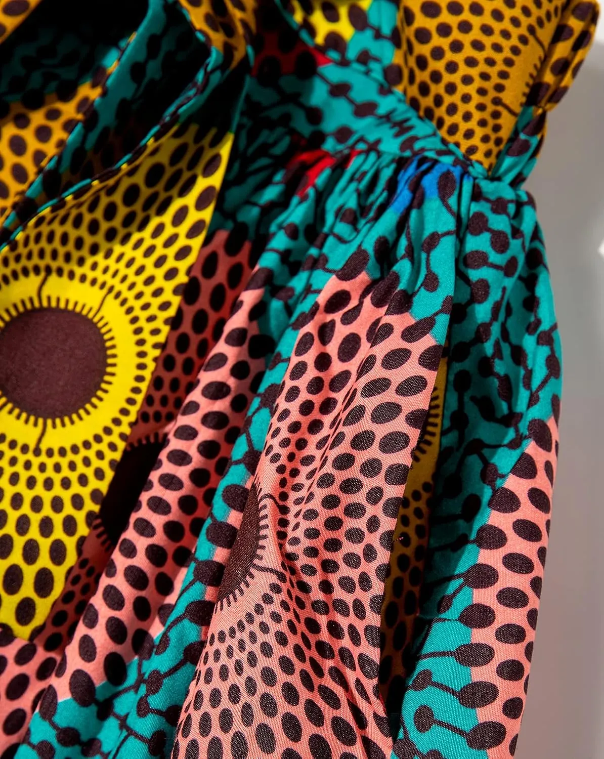 Women African Print Skirt Dutch Ankara Wax Print Full Circle Skirt