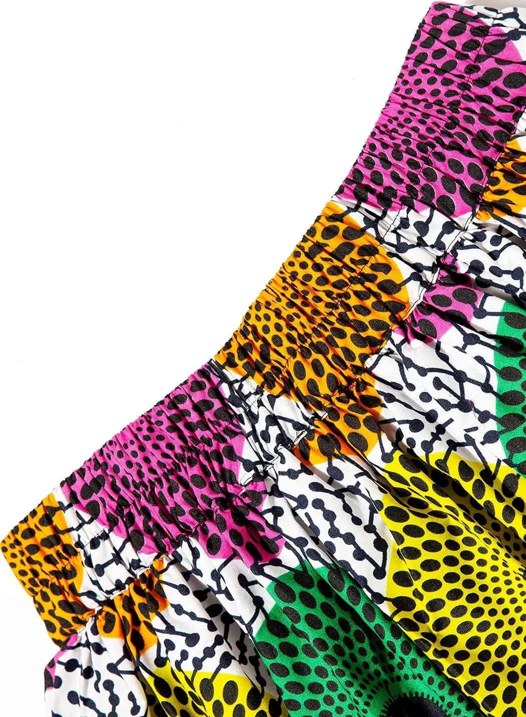 Women African Print Skirt Dutch Ankara Wax Print Full Circle Skirt