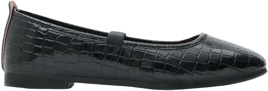 Women's Crinkle Patent Office Work Dress Casual Trending Pointed Ballet Comfort Soft Slip On Flats Shoes