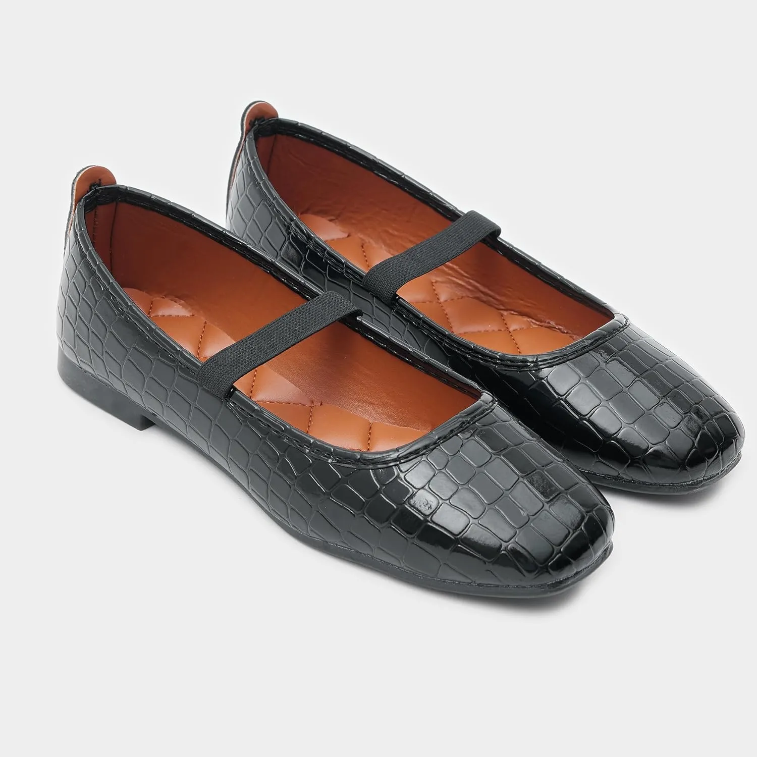 Women's Crinkle Patent Office Work Dress Casual Trending Pointed Ballet Comfort Soft Slip On Flats Shoes