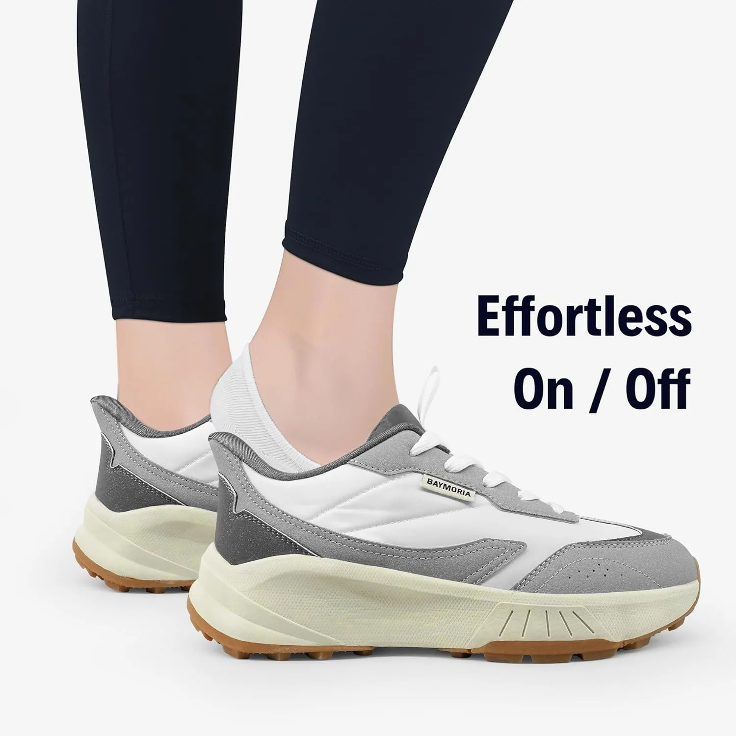 Women's Fashion Sneakers Platform Slip On Tennis Shoes Comfortable Casual Walking Running Shoes for Women Footwear