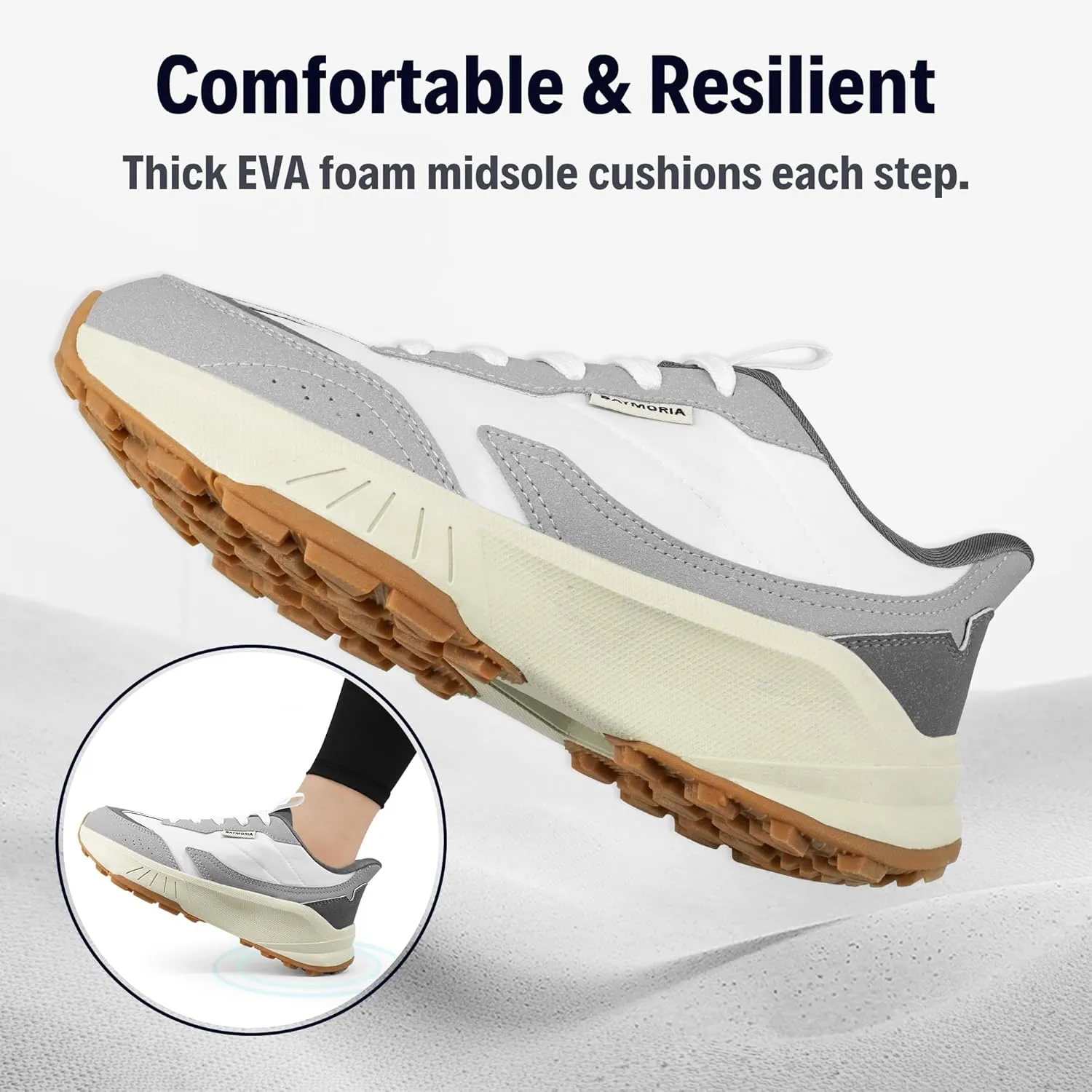 Women's Fashion Sneakers Platform Slip On Tennis Shoes Comfortable Casual Walking Running Shoes for Women Footwear