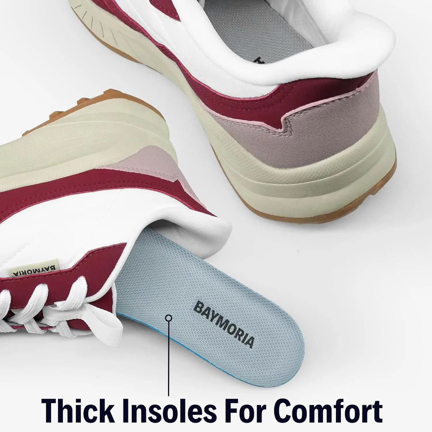 Women's Fashion Sneakers Platform Slip On Tennis Shoes Comfortable Casual Walking Running Shoes for Women Footwear