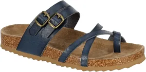 Women's Sami - Casual Faux Cork Footbed Comfort Slip On Sandals