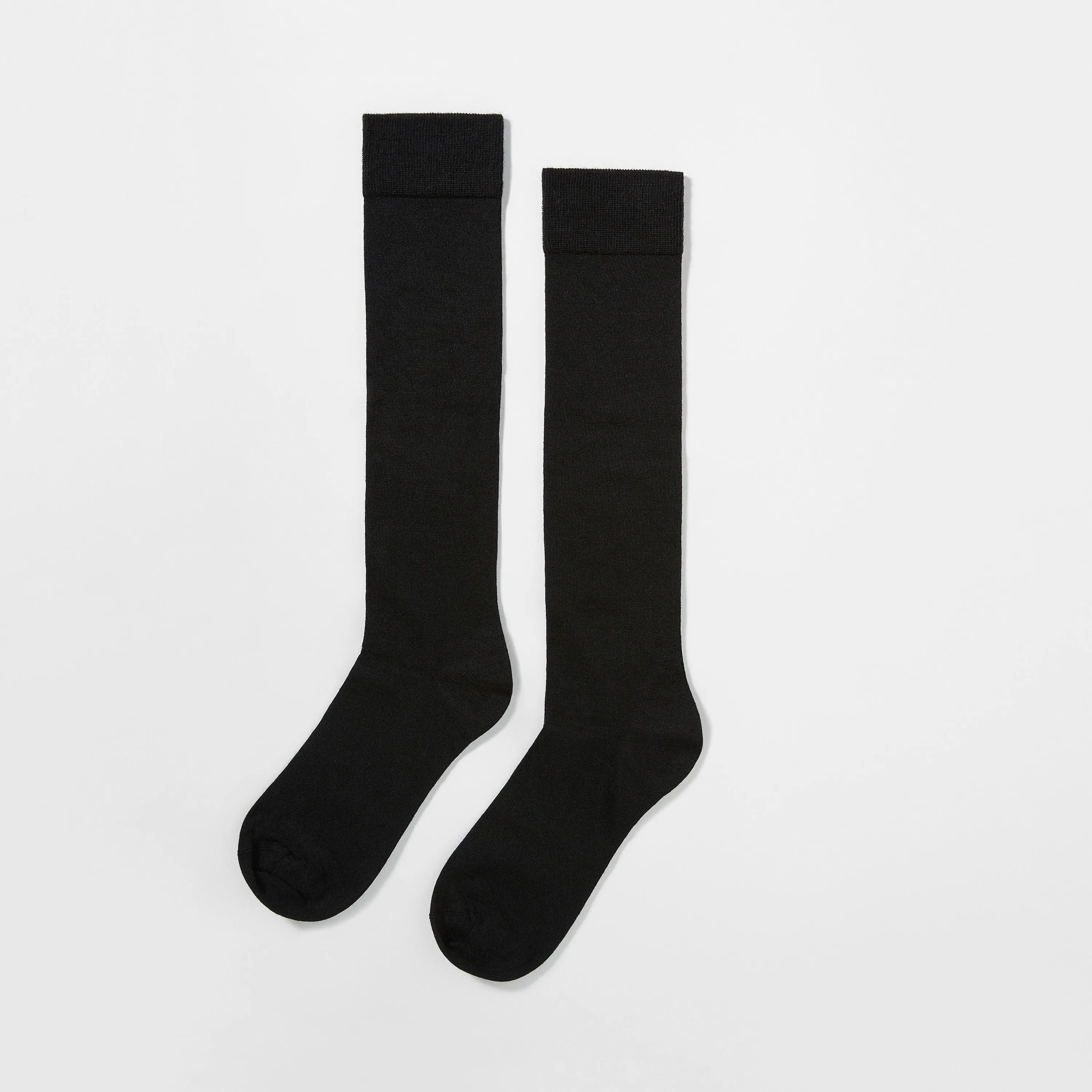 Wool Silk Knee-High Socks