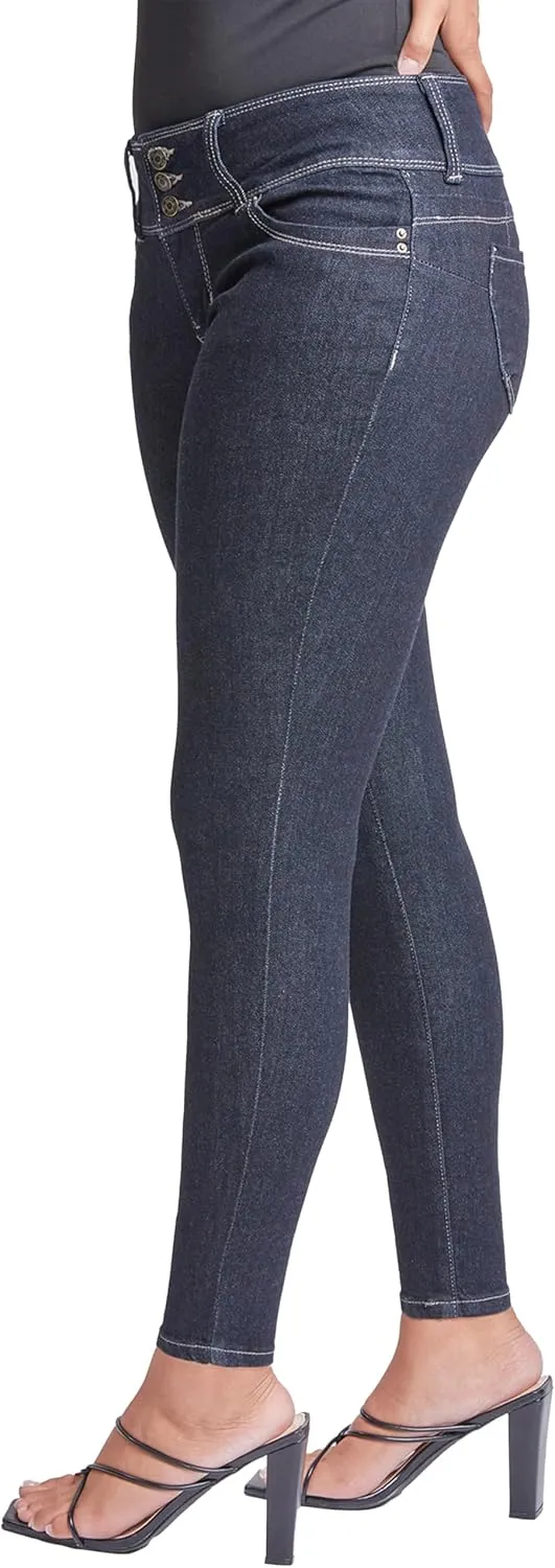 YMI Women’s Sustainable Wannabettabutt Skinny Jeans