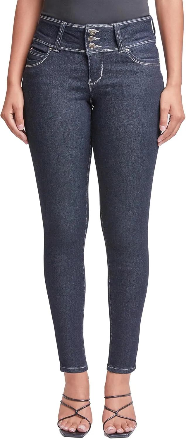 YMI Women’s Sustainable Wannabettabutt Skinny Jeans