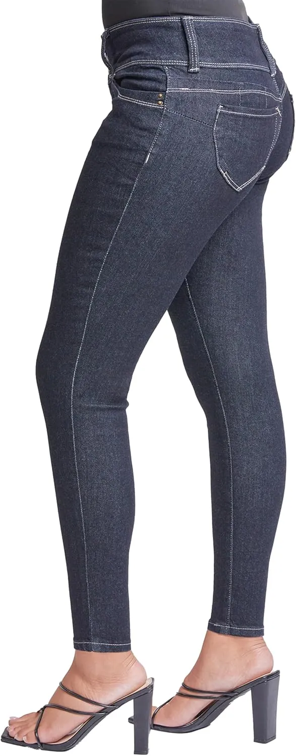 YMI Women’s Sustainable Wannabettabutt Skinny Jeans